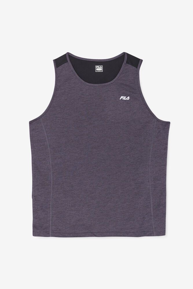 Fila T-Shirt Calliope Tank Mens Grey - India HSZ-742135